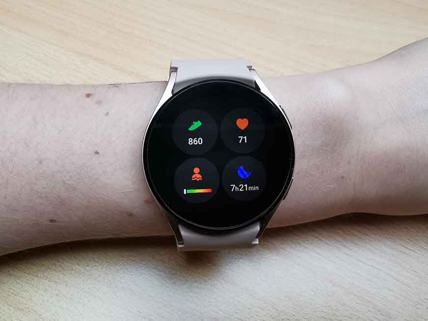 Обзор записанных данных на часах. 